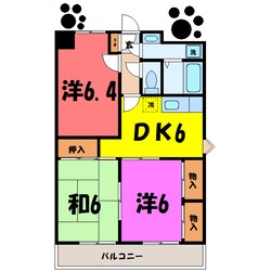 シティハイム田町（高崎市田町）の物件間取画像